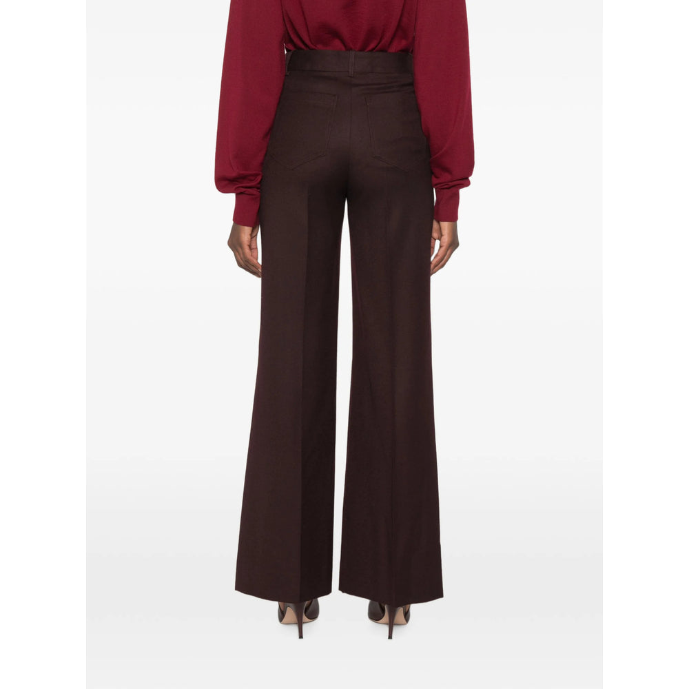 Victoria Beckham Brown Trousers - Tailored Trousers Women VICTORIA BECKHAM