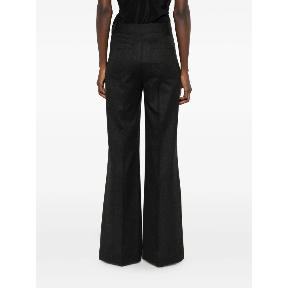 Victoria Beckham Grey Trousers - Straight Trousers Women VICTORIA BECKHAM