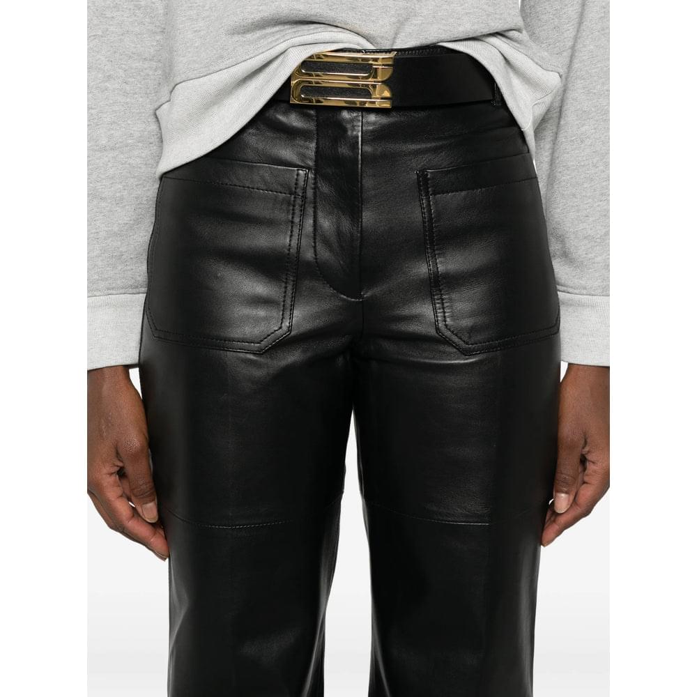 Victoria Beckham Black Trousers - Straight Trousers Women VICTORIA BECKHAM