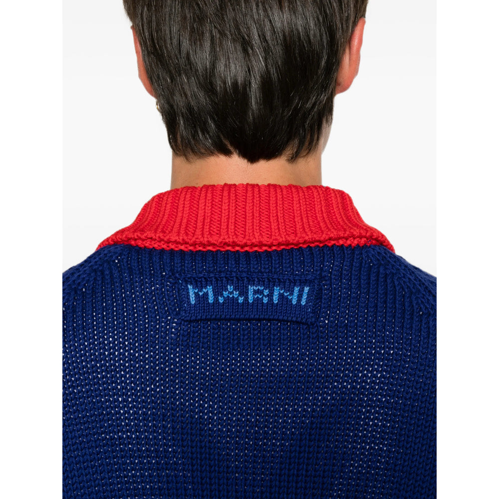 Marni Blue Sweaters & Knitwear - Cardigans Men MARNI
