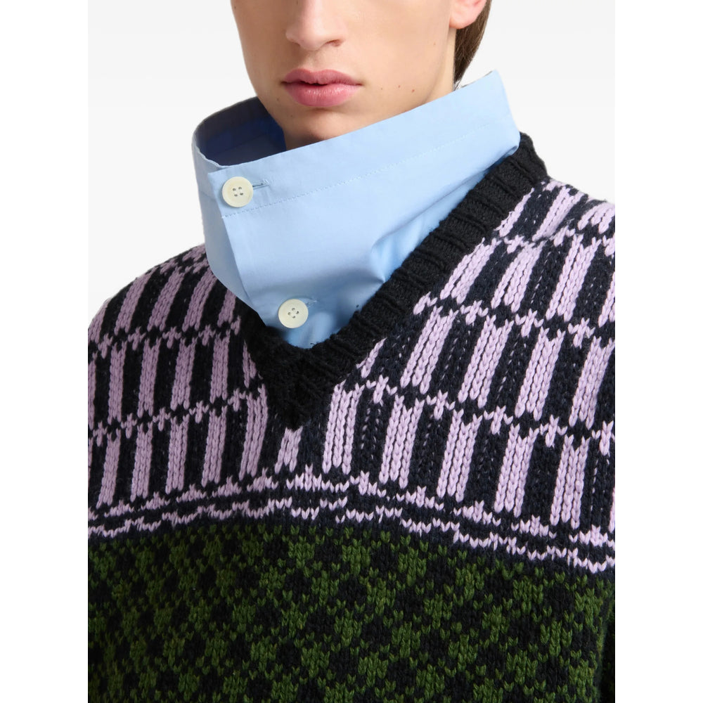 Marni Green Sweaters & Knitwear - Jumpers Men MARNI