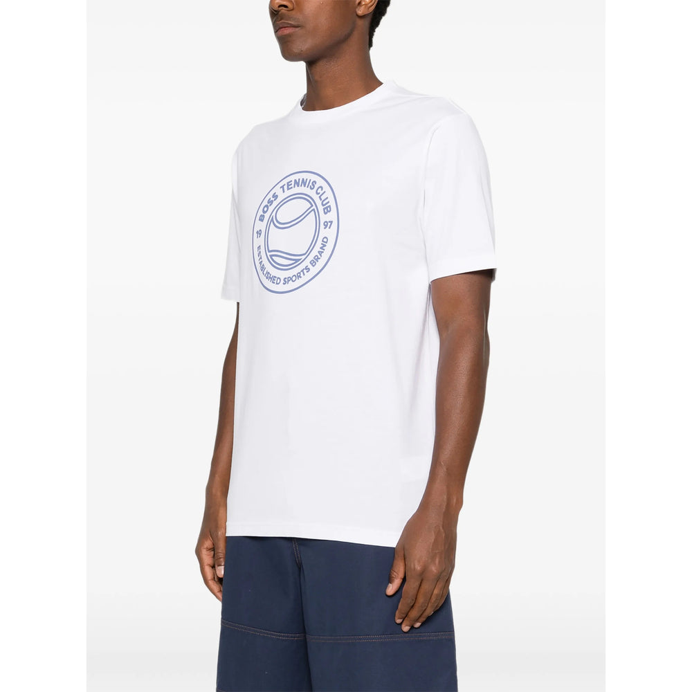 Boss White T-Shirts & Vests - T-Shirts Men BOSS