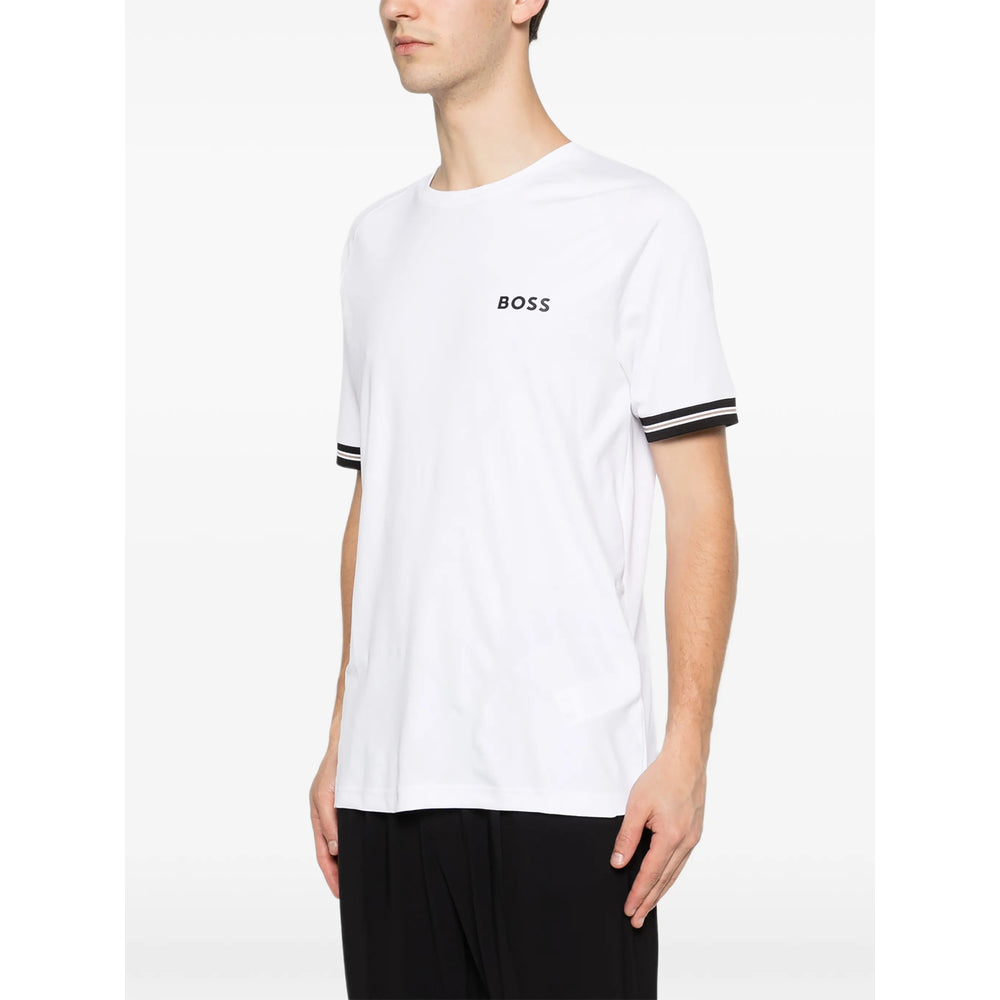 Boss White T-Shirts & Vests - T-Shirts Men BOSS