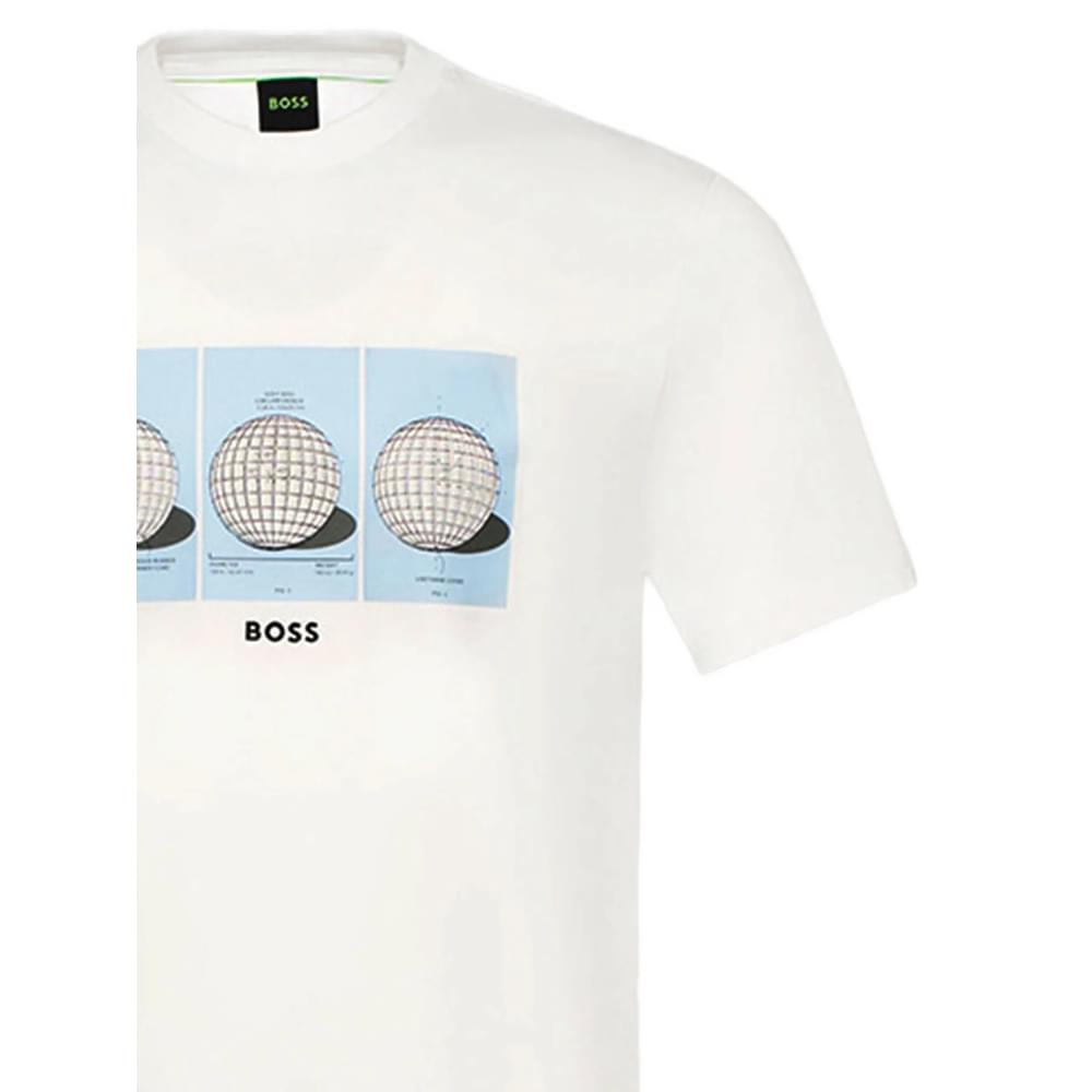 Boss White T-Shirts & Vests - T-Shirts Men Men BOSS