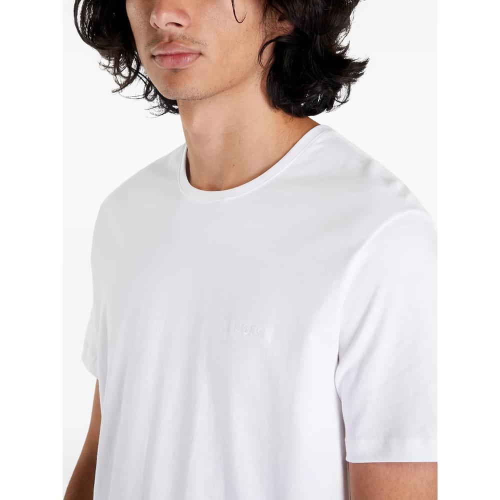 Boss White T-Shirts & Vests - T-Shirts Men BOSS