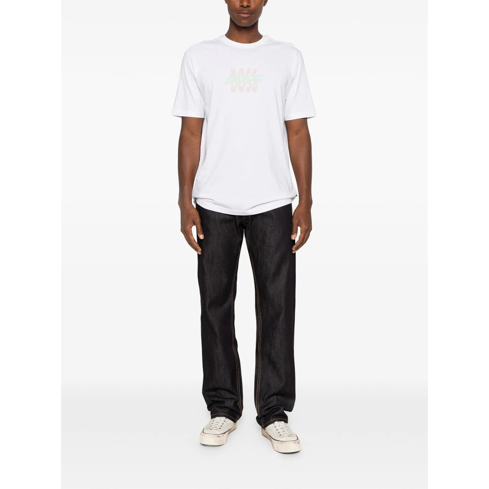 Boss White T-Shirts & Vests - T-Shirts Men BOSS