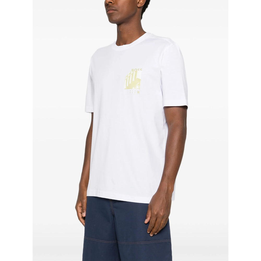 Boss White T-Shirts & Vests - T-Shirts Men BOSS