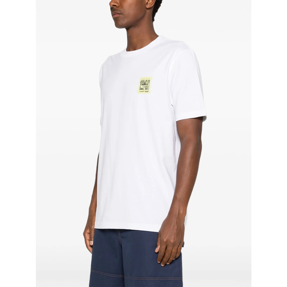 Boss White T-Shirts & Vests - T-Shirts Men BOSS