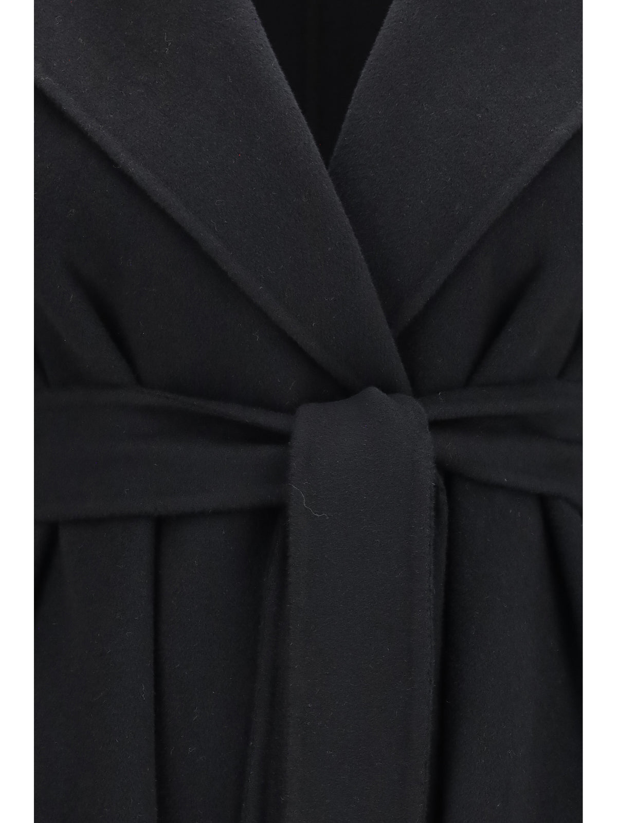 Max Mara Studio Women Long Robe Coat In Wool, Cashmere And Silk MAX MARA STUDIO