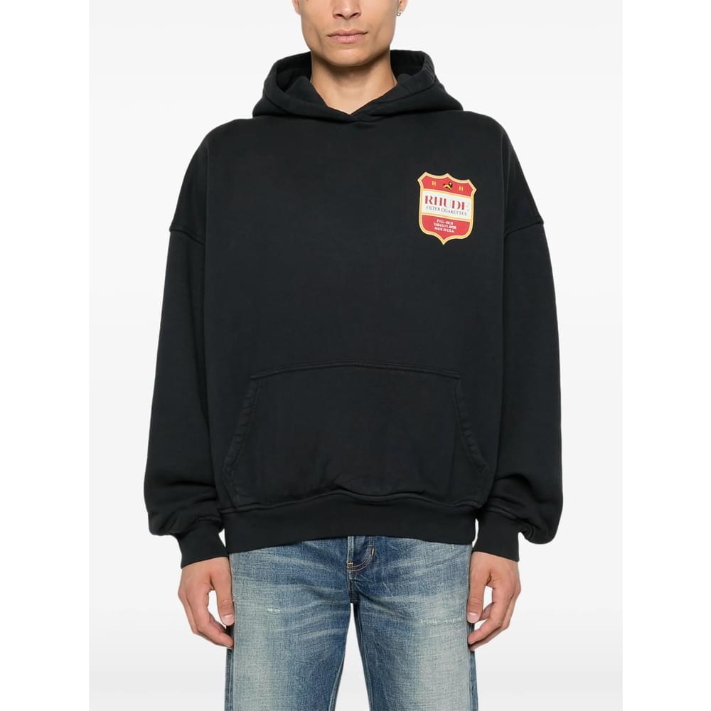 Rhude Black Sweaters & Knitwear - Hoodies Men RHUDE