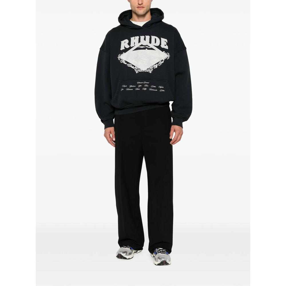 Rhude Black Sweaters & Knitwear - Hoodies Men RHUDE