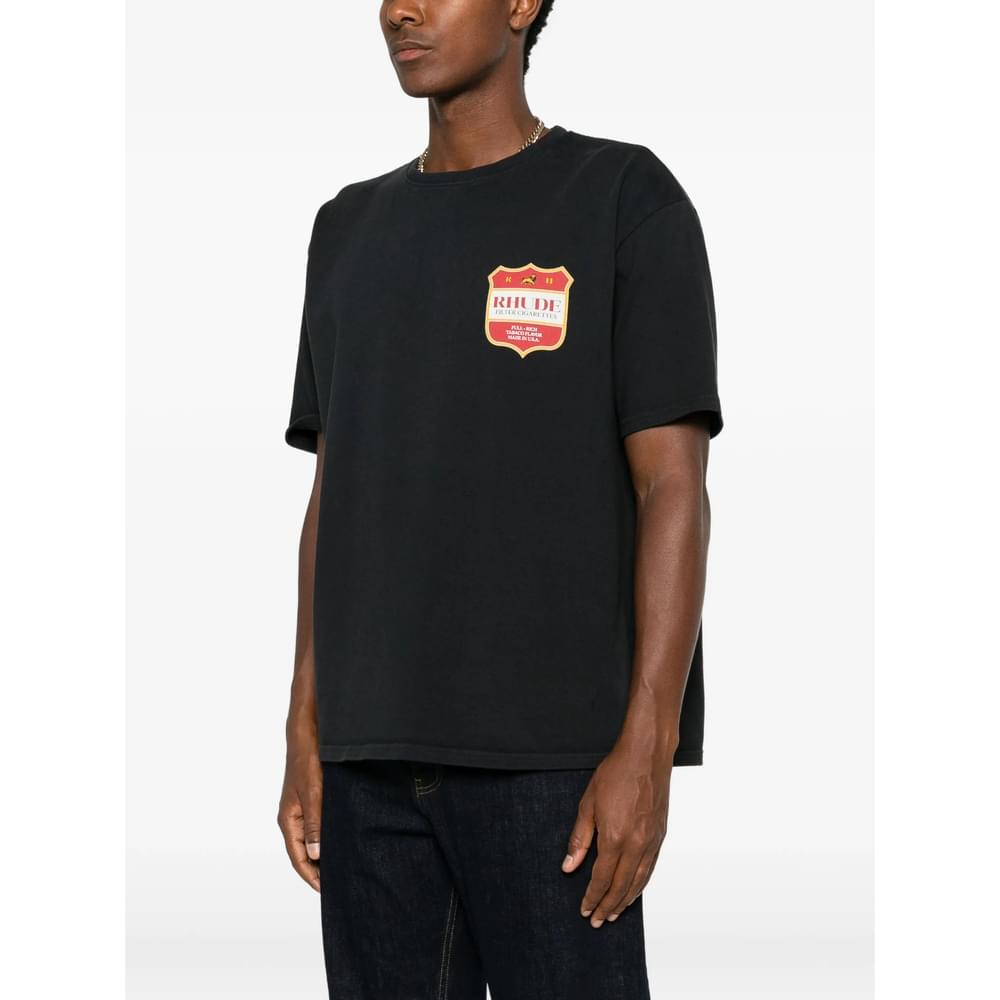 Rhude Black T-Shirts & Vests - T-Shirts Men RHUDE