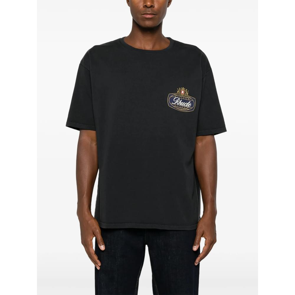 Rhude Black T-Shirts & Vests - T-Shirts Men RHUDE