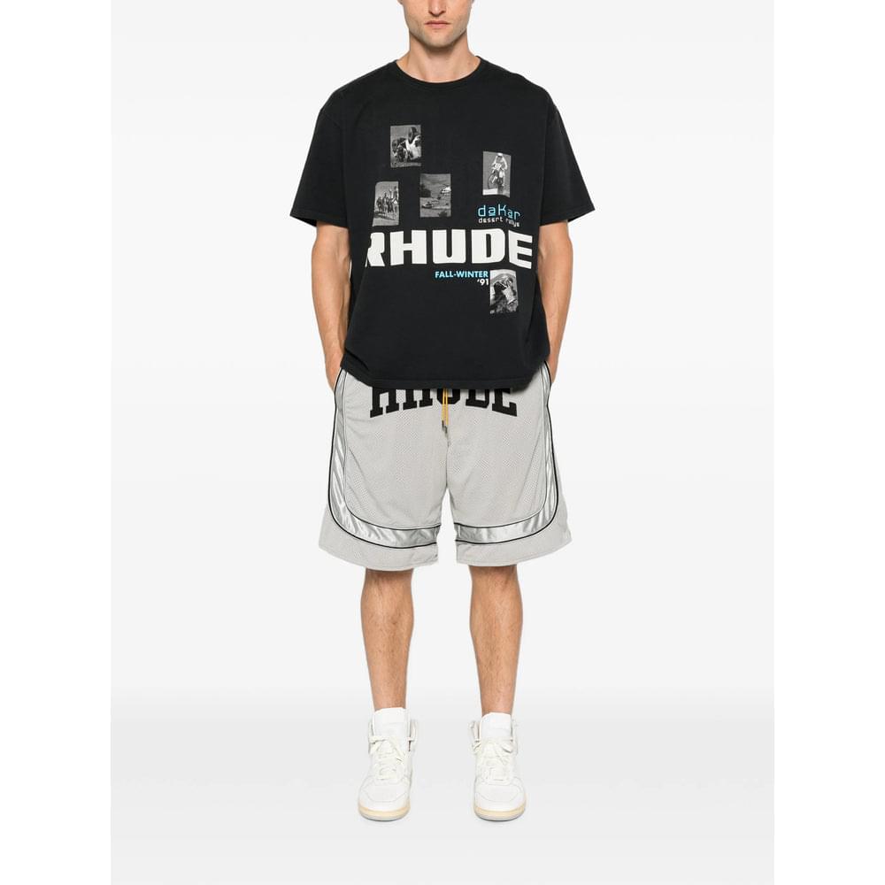 Rhude Black T-Shirts & Vests - T-Shirts Men RHUDE