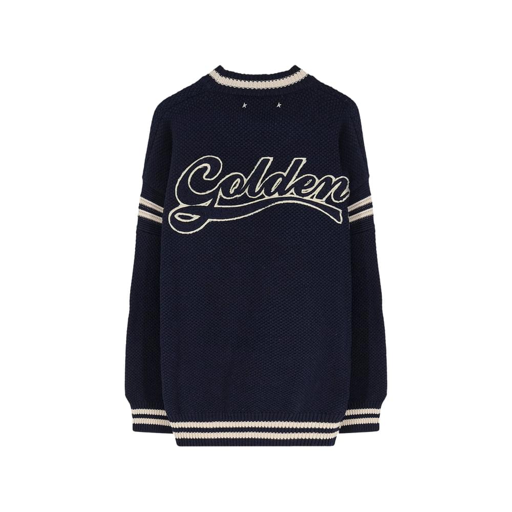 Golden Goose Blue Sweaters & Knitwear - Jumpers Men GOLDEN GOOSE