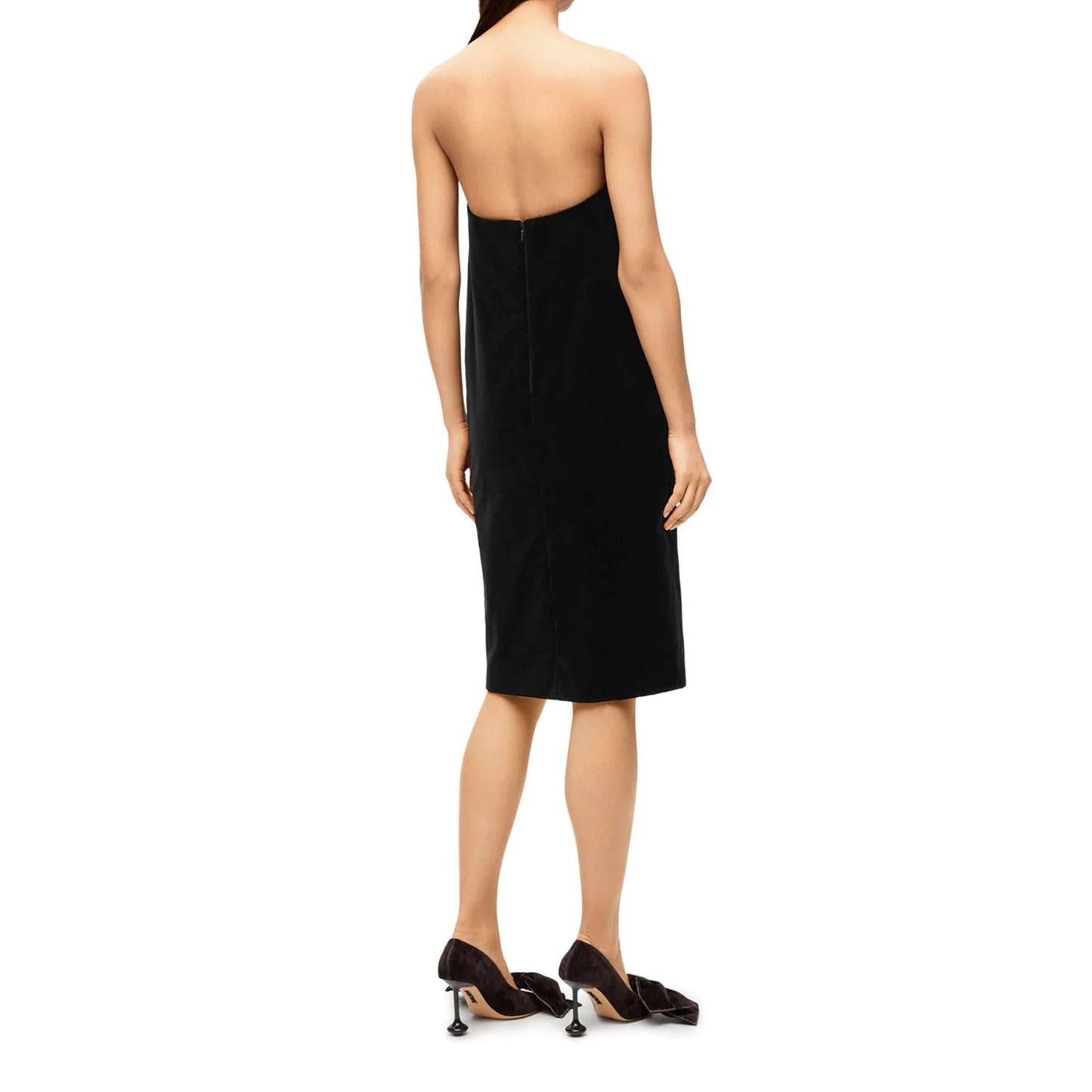Loewe Bustier Velvet Dress Women LOEWE