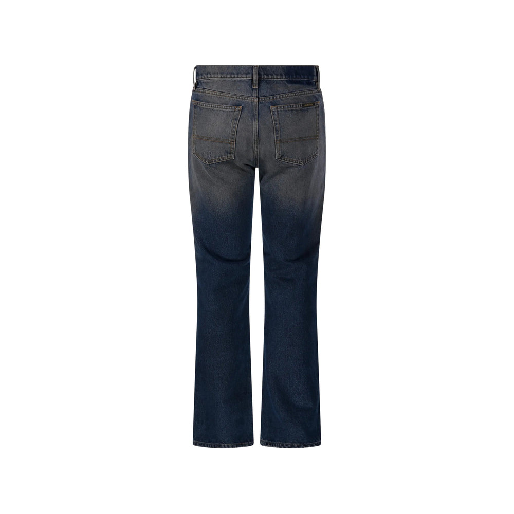 Golden Goose Blue Denim - Regular & Straight-Leg Jeans Men GOLDEN GOOSE
