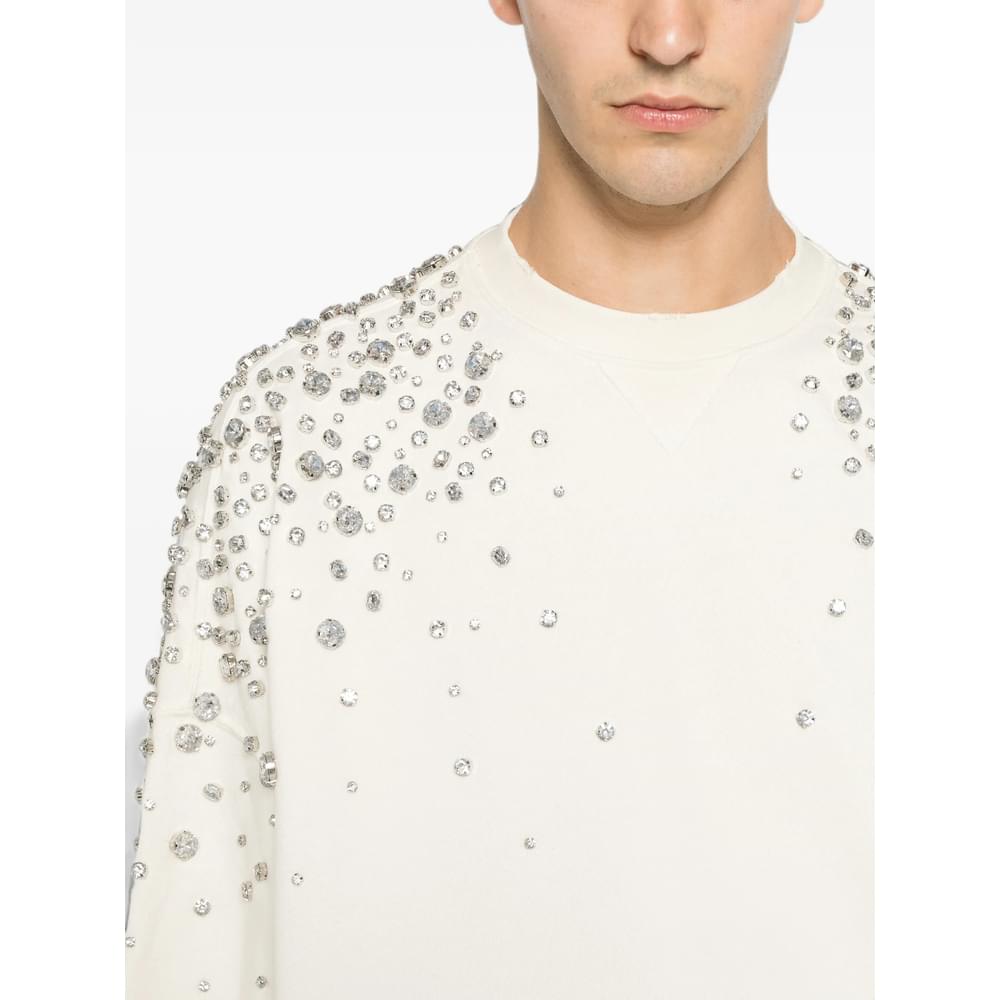 Golden Goose Neutrals Sweaters & Knitwear - Sweatshirts Men GOLDEN GOOSE