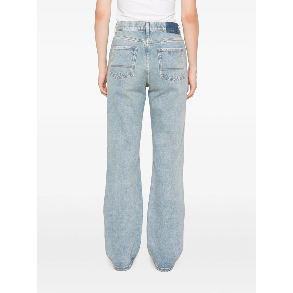 Golden Goose Blue Denim - Straight-Leg Jeans Women GOLDEN GOOSE