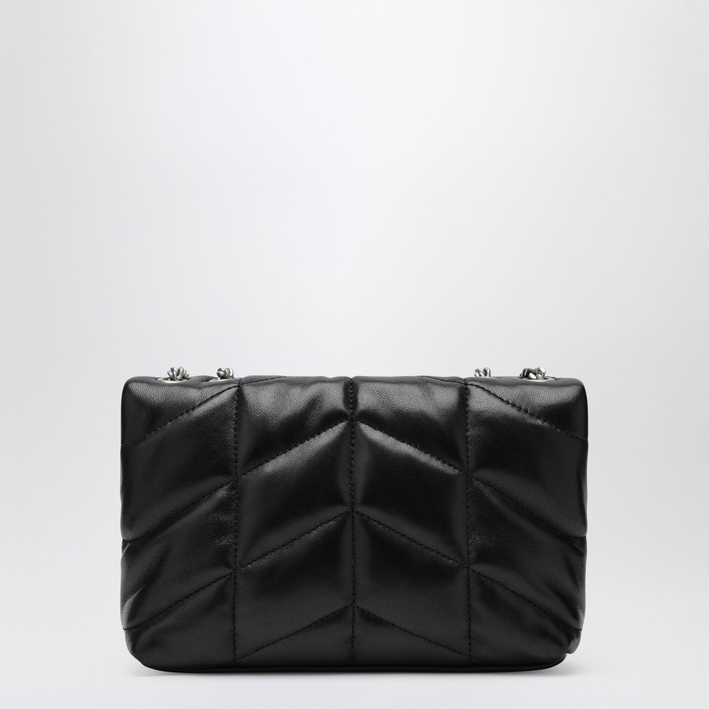 Saint Laurent Loulou Mini Puffer Bag In Quilted Lambskin Black Women SAINT LAURENT