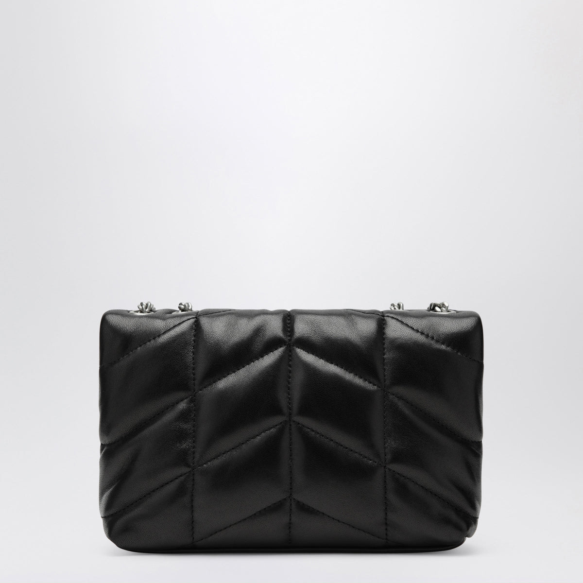 Saint Laurent Loulou Mini Puffer Bag In Quilted Lambskin Black Women SAINT LAURENT