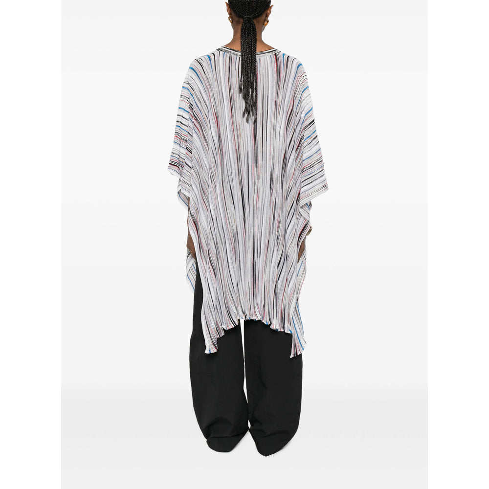 Missoni White Jackets - Capes & Ponchos Women MISSONI