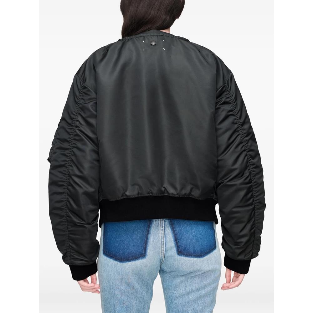 Maison Margiela Black Jackets - Bomber Jackets Women MAISON MARGIELA