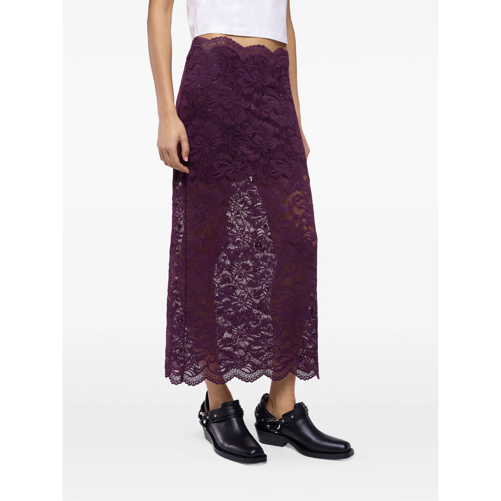 Rabanne Purple Skirts - Straight Skirts Women PACO RABANNE