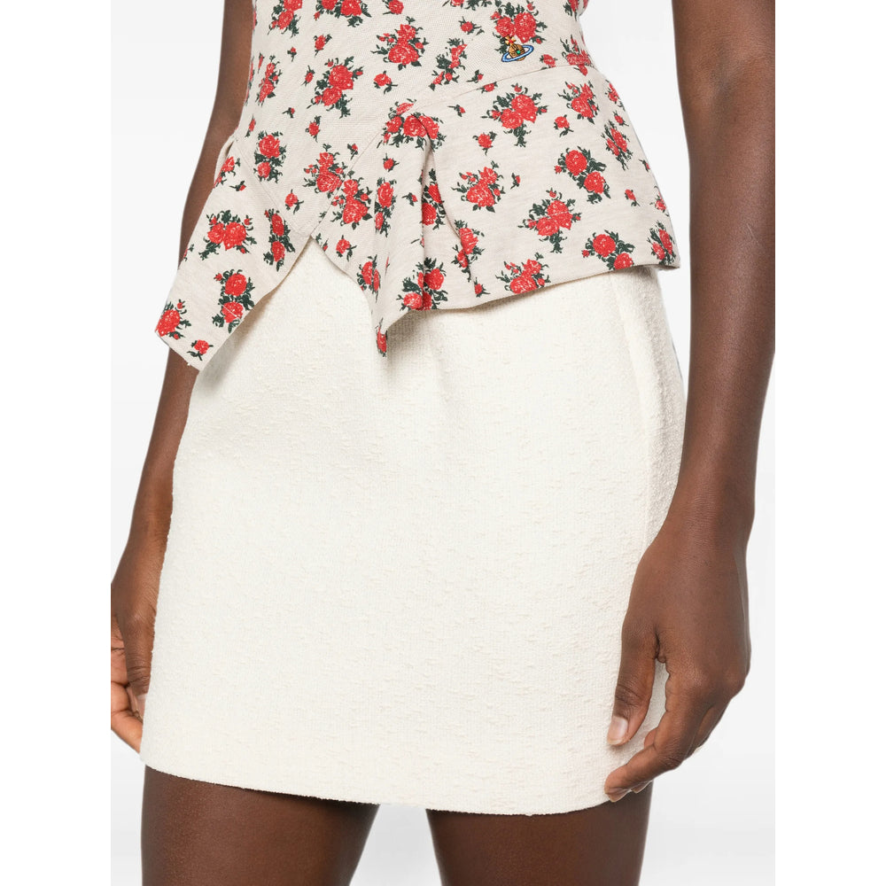 Alessandra Rich Neutrals Skirts - Straight Skirts Women ALESSANDRA RICH
