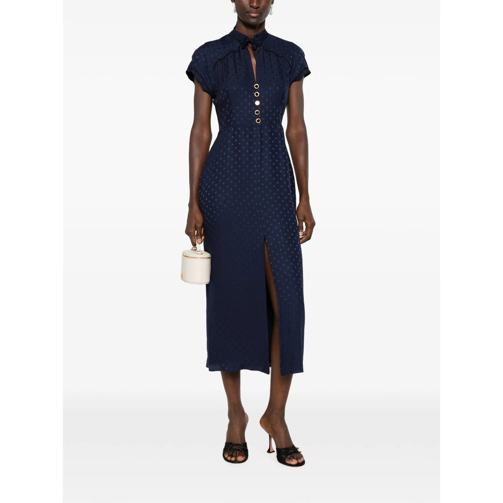 Alessandra Rich Blue Dresses - Day Dresses Women ALESSANDRA RICH