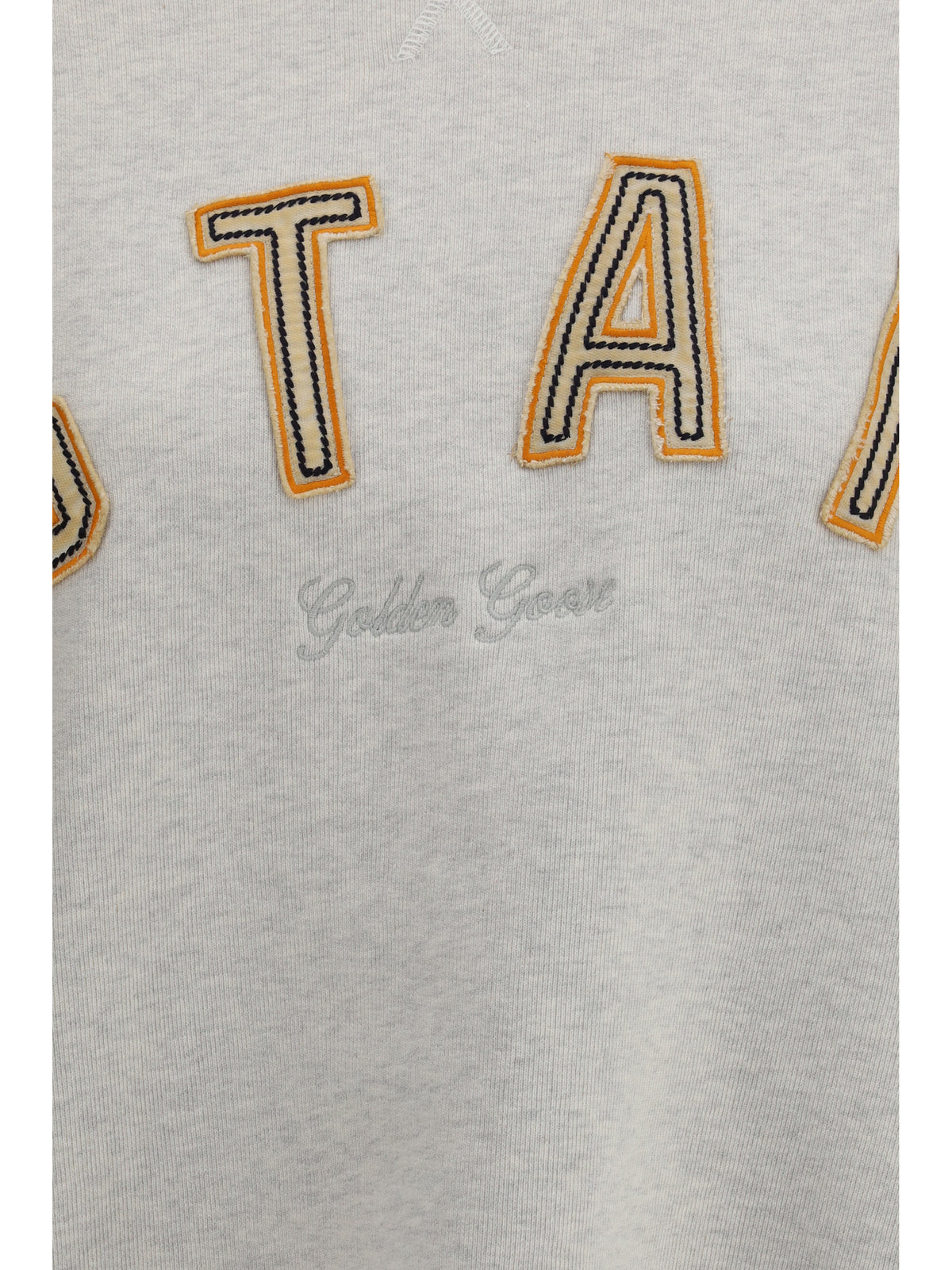 Golden Goose Women Sweatshirt Crewneck In Cotton With Contrasting Logo GOLDEN GOOSE