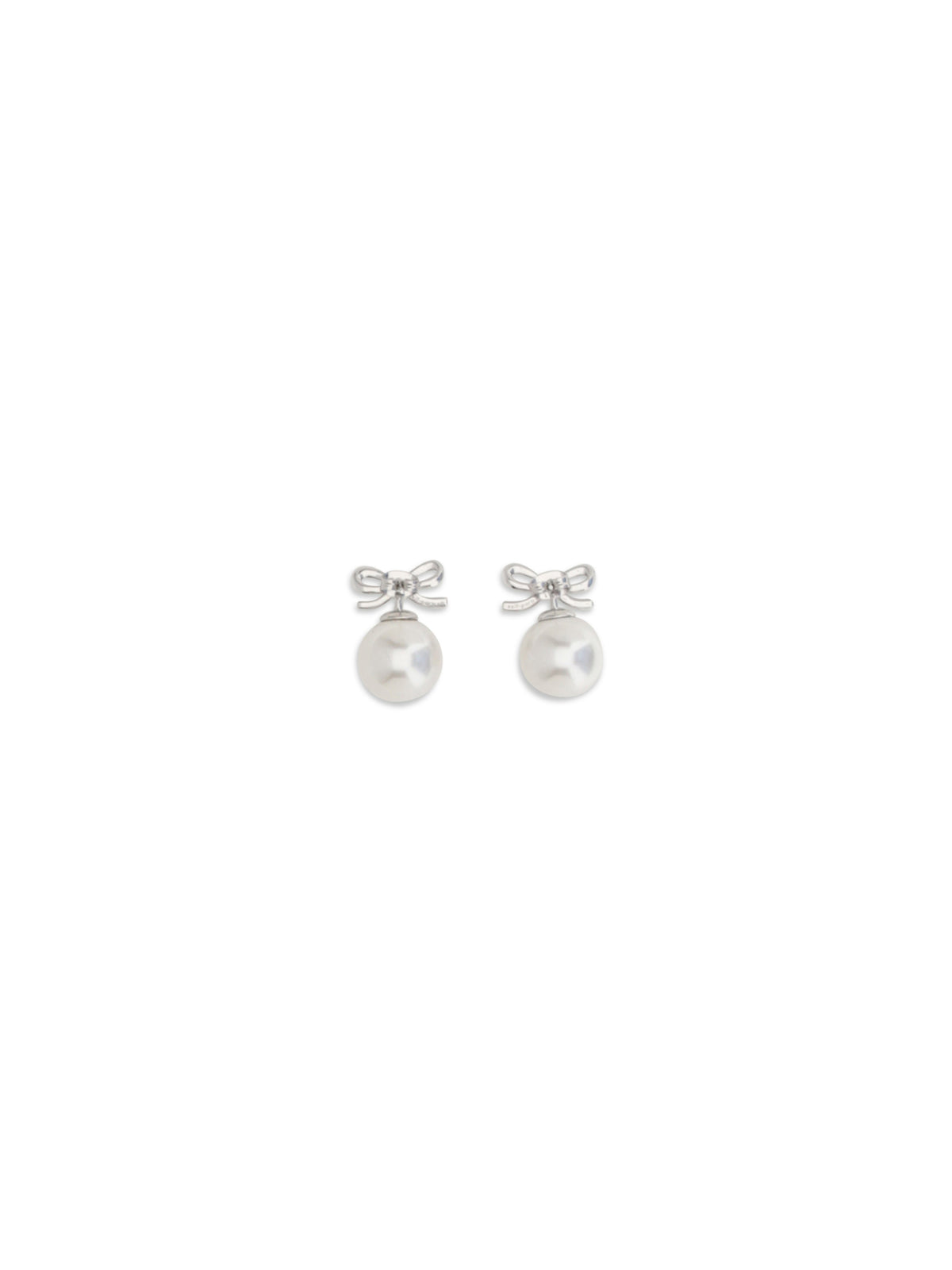 Self-Portrait Women Crystal Bow Earrings With Pearl SELF-PORTRAIT