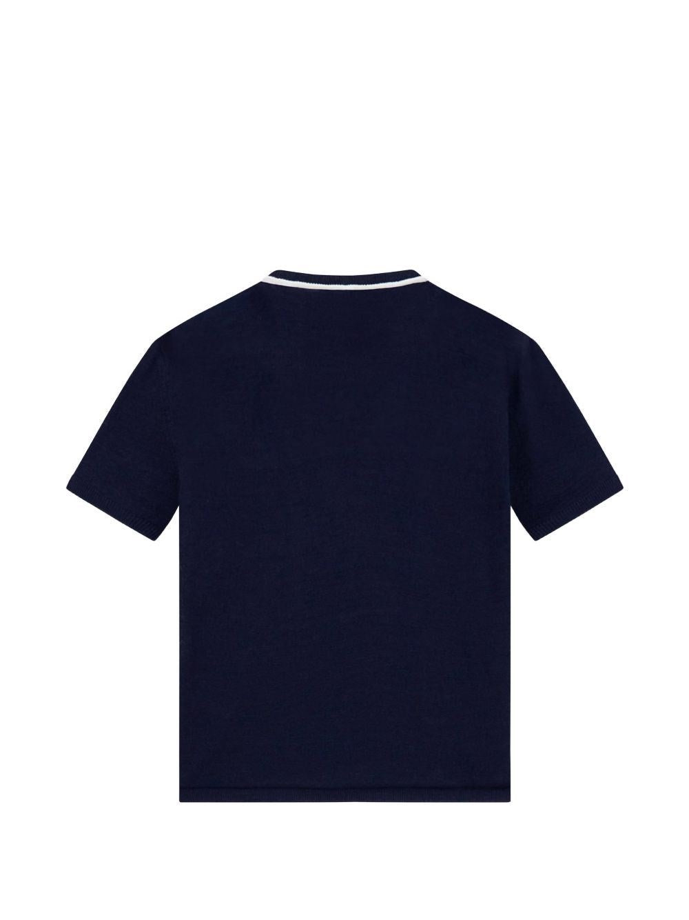 Giorgio Armani Men Crew Neck Sweater In Linen And Silk GIORGIO ARMANI