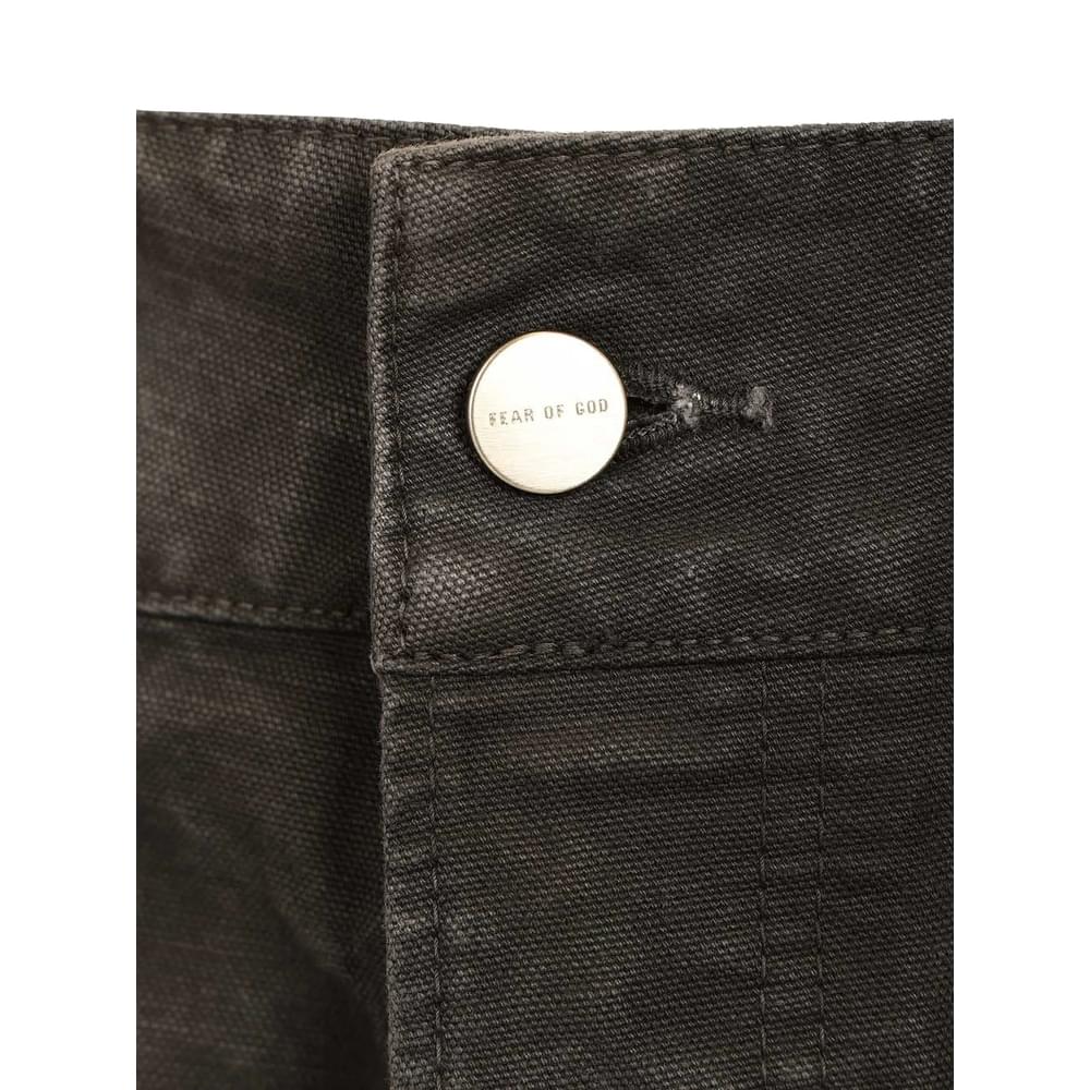 Fear Of God Black Shorts - Denim Shorts Men FEAR OF GOD
