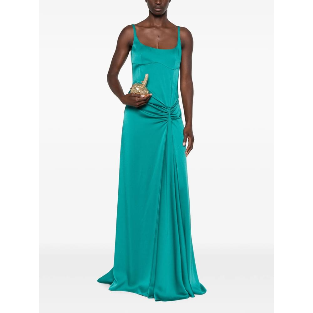 Alexander Mcqueen Green Dresses - Evening Dresses Women Women ALEXANDER MCQUEEN