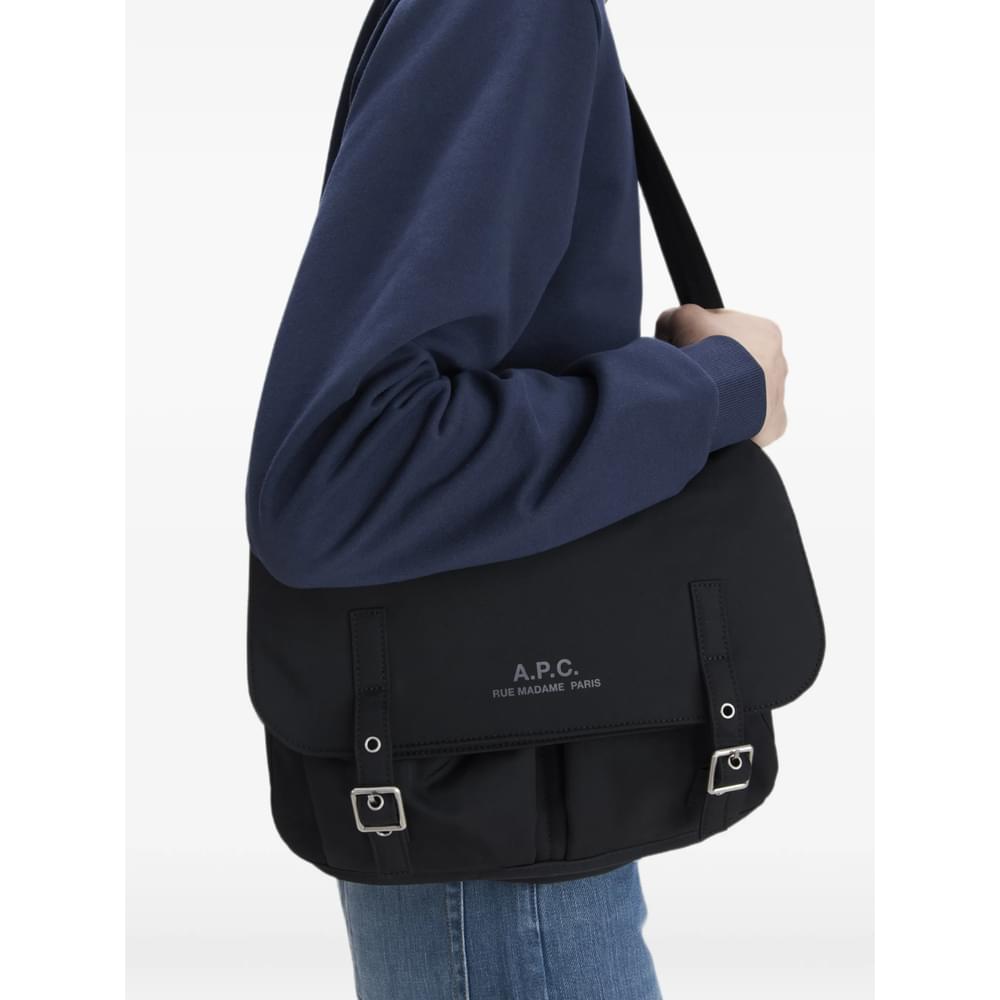A.P.C. Black Messenger Bags Men A.P.C.