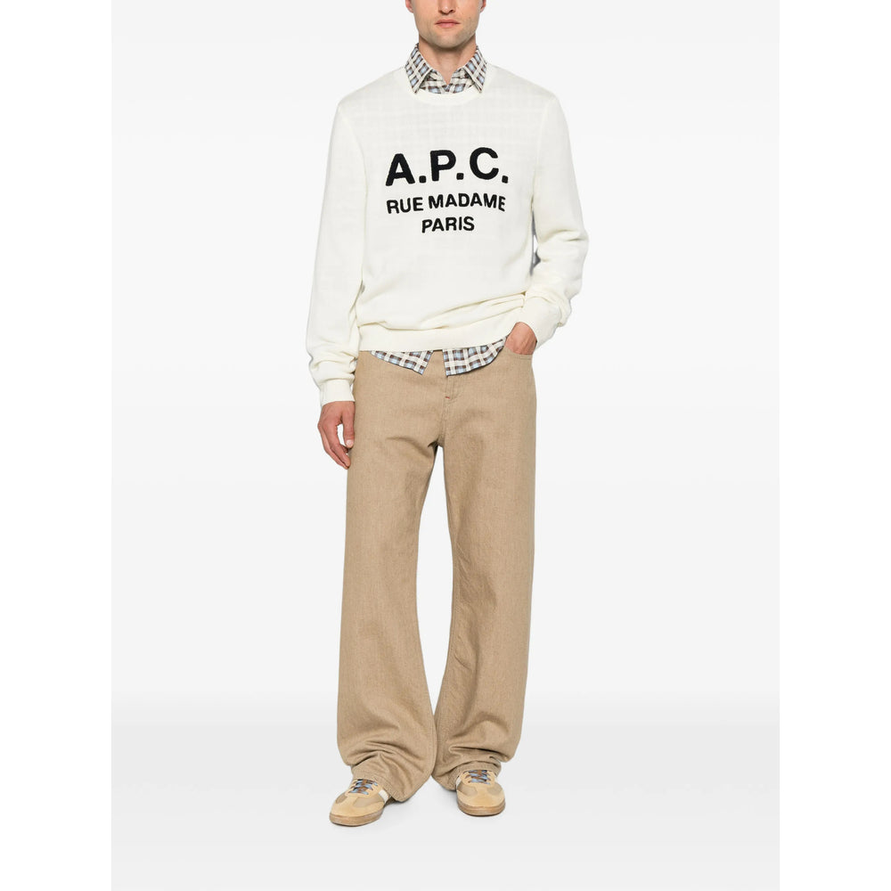 A.P.C. Neutrals Sweaters & Knitwear - Jumpers Men A.P.C.