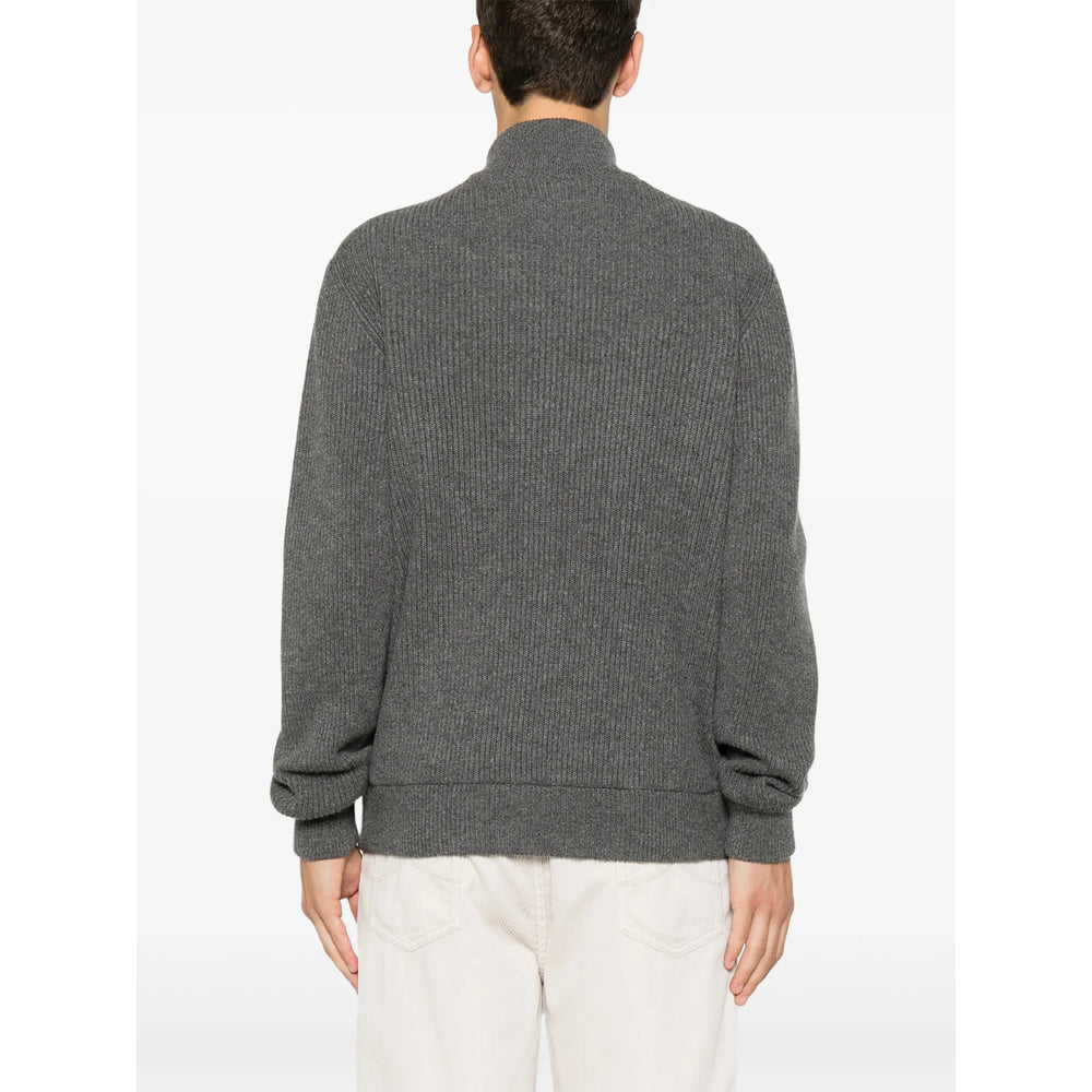 Brunello Cucinelli Grey Jackets - Leather Jackets Men BRUNELLO CUCINELLI