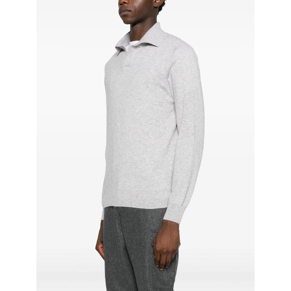 Brunello Cucinelli Grey Sweaters & Knitwear - Jumpers Men BRUNELLO CUCINELLI