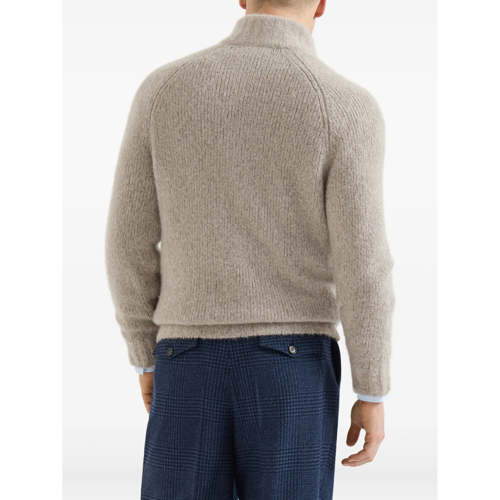 Brunello Cucinelli Neutrals Sweaters & Knitwear - Cardigans Men BRUNELLO CUCINELLI