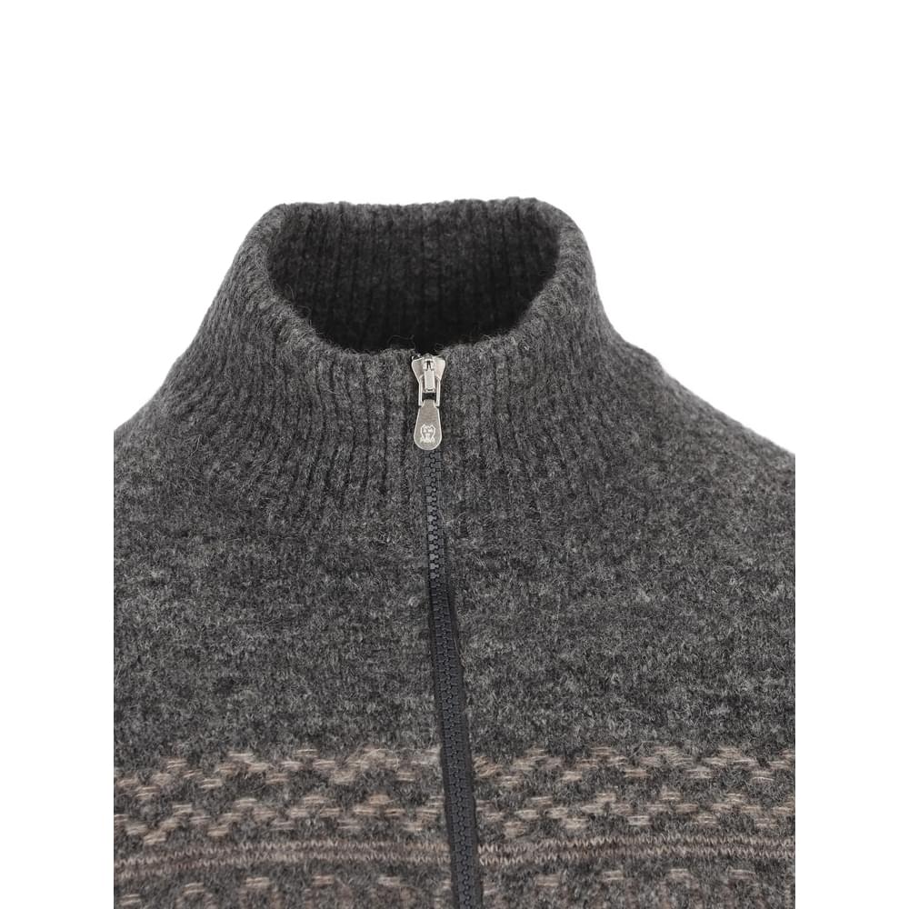 Brunello Cucinelli Grey Sweaters & Knitwear - Cardigans Men BRUNELLO CUCINELLI