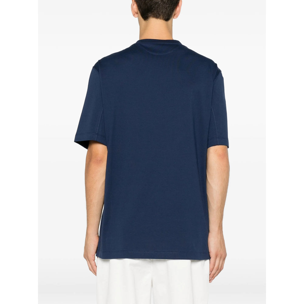 Brunello Cucinelli Blue T-Shirts & Vests - T-Shirts Men BRUNELLO CUCINELLI