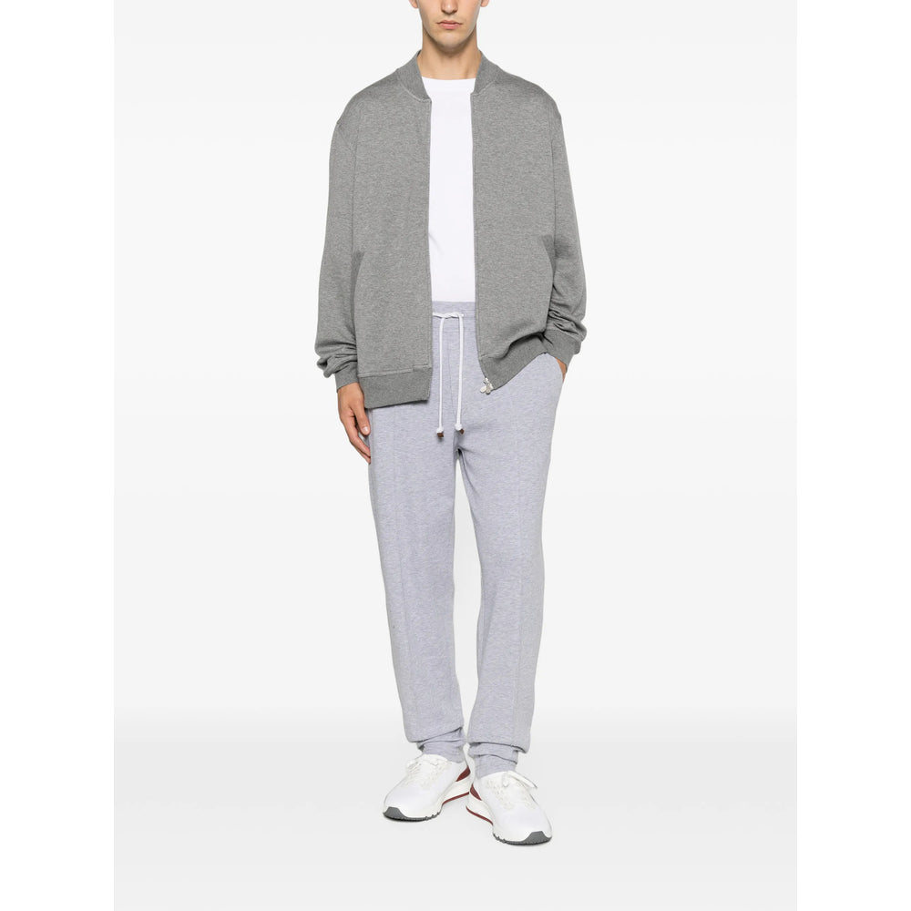 Brunello Cucinelli Grey Sweaters & Knitwear - Sweatshirts Men BRUNELLO CUCINELLI