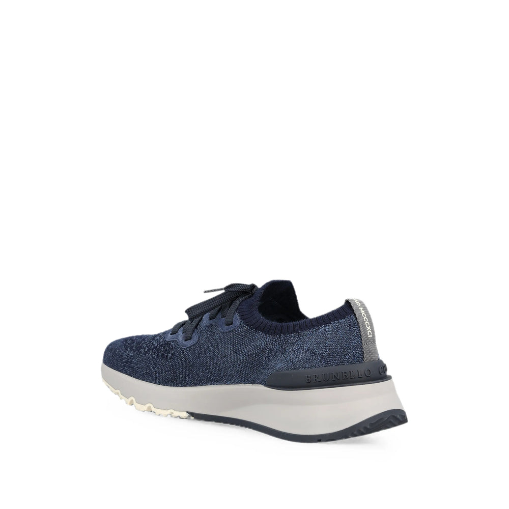 Brunello Cucinelli Blue Trainers - Low-Tops Men BRUNELLO CUCINELLI