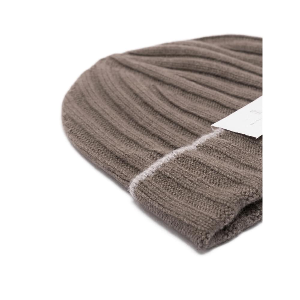 Brunello Cucinelli Brown Hats Men BRUNELLO CUCINELLI