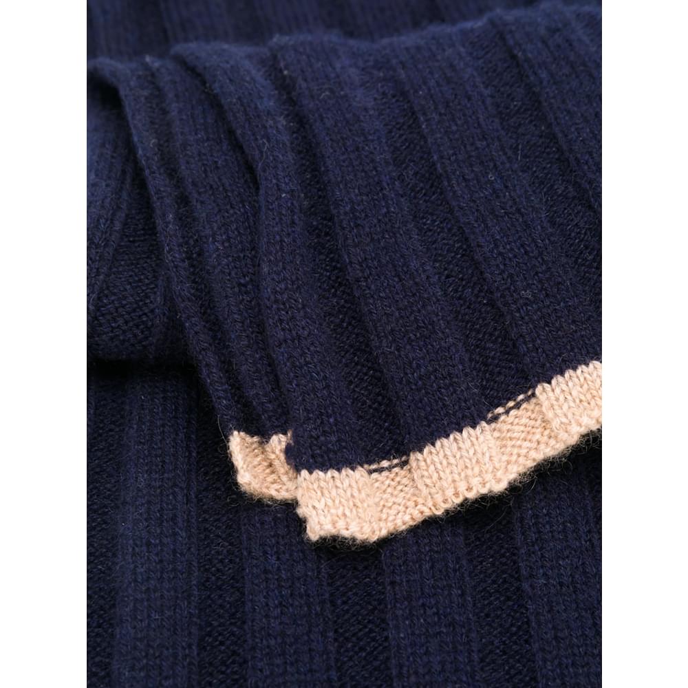 Brunello Cucinelli Blue Scarves Men BRUNELLO CUCINELLI