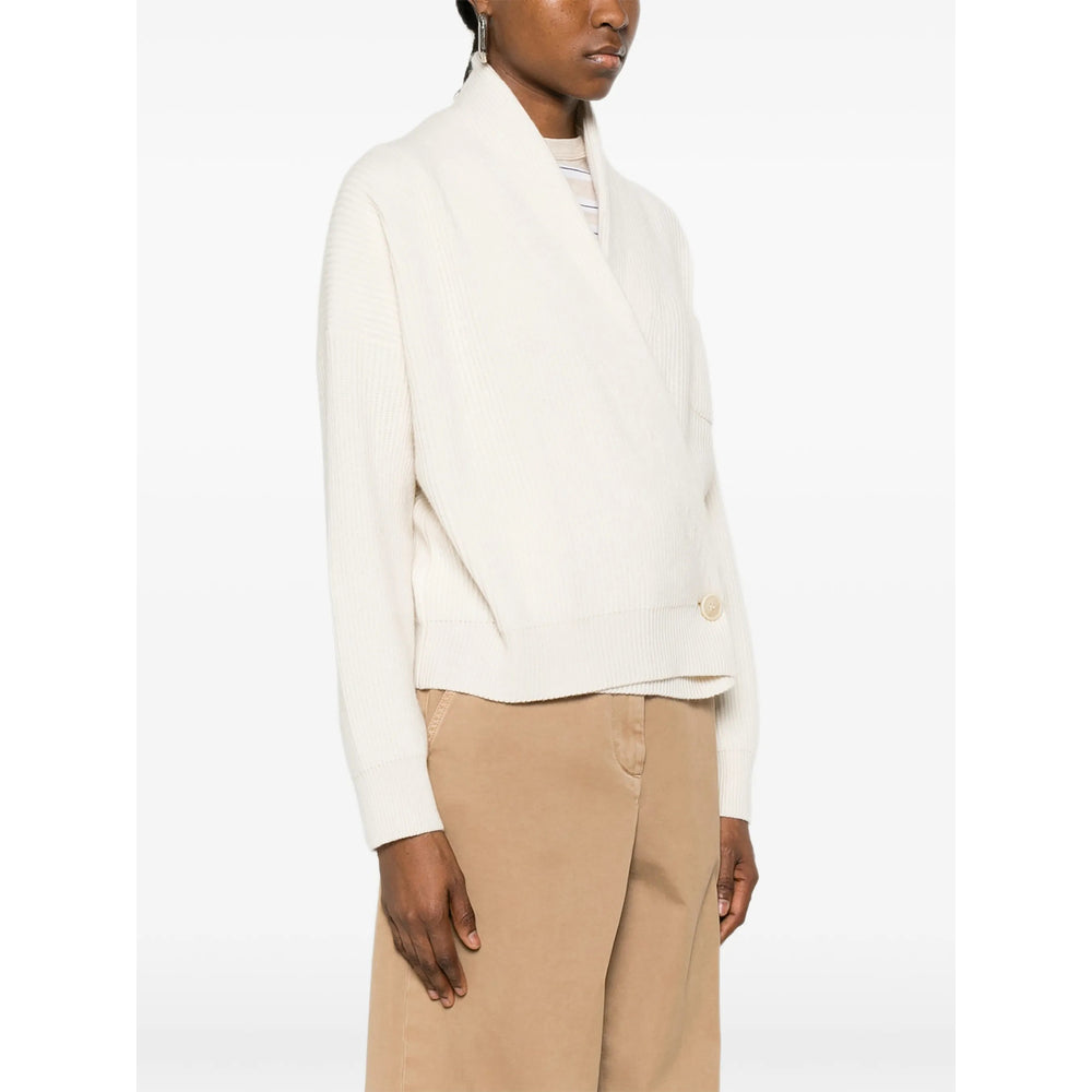 Brunello Cucinelli White Knitwear - Cardigans Women BRUNELLO CUCINELLI