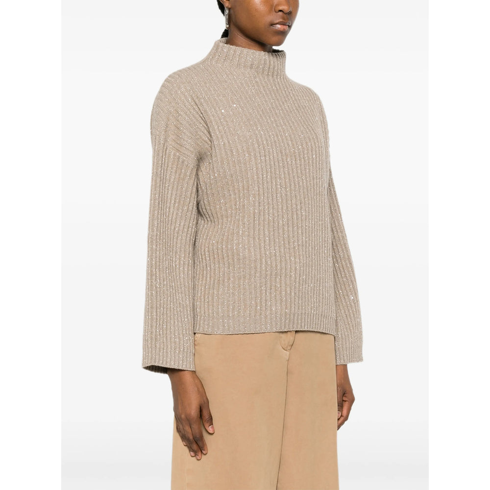 Brunello Cucinelli Neutrals Knitwear - Jumpers Women BRUNELLO CUCINELLI
