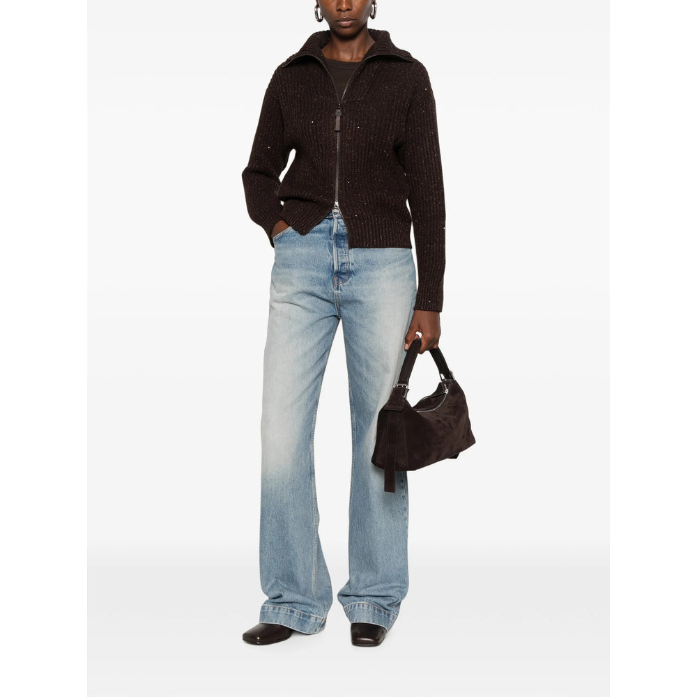 Brunello Cucinelli Brown Knitwear - Cardigans Women BRUNELLO CUCINELLI