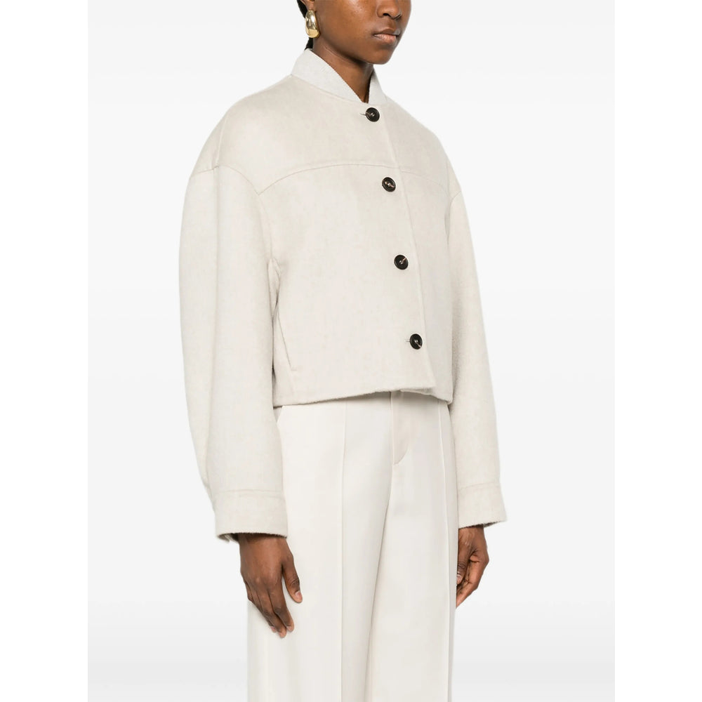 Brunello Cucinelli Neutrals Jackets - Cropped Jackets Women BRUNELLO CUCINELLI